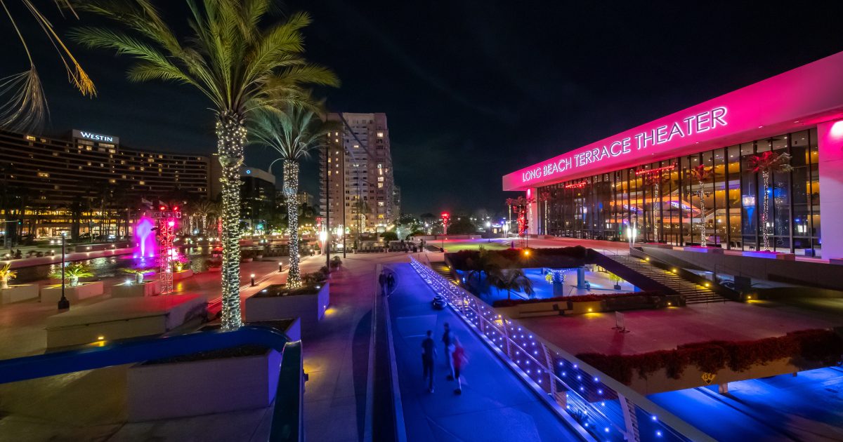 Terrace Lobby, Plaza & Fountains Long Beach Convention Center